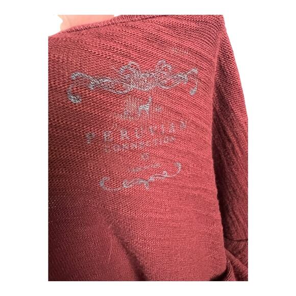 Peruvian Connection XS T-Shirt Dress Casual Boho Cottagecore Smock Pockets - Picture 2 of 7